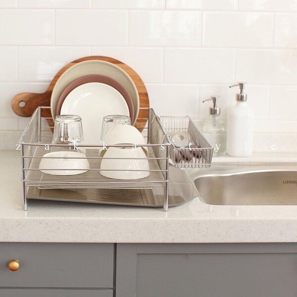 Stainless dish drying rack