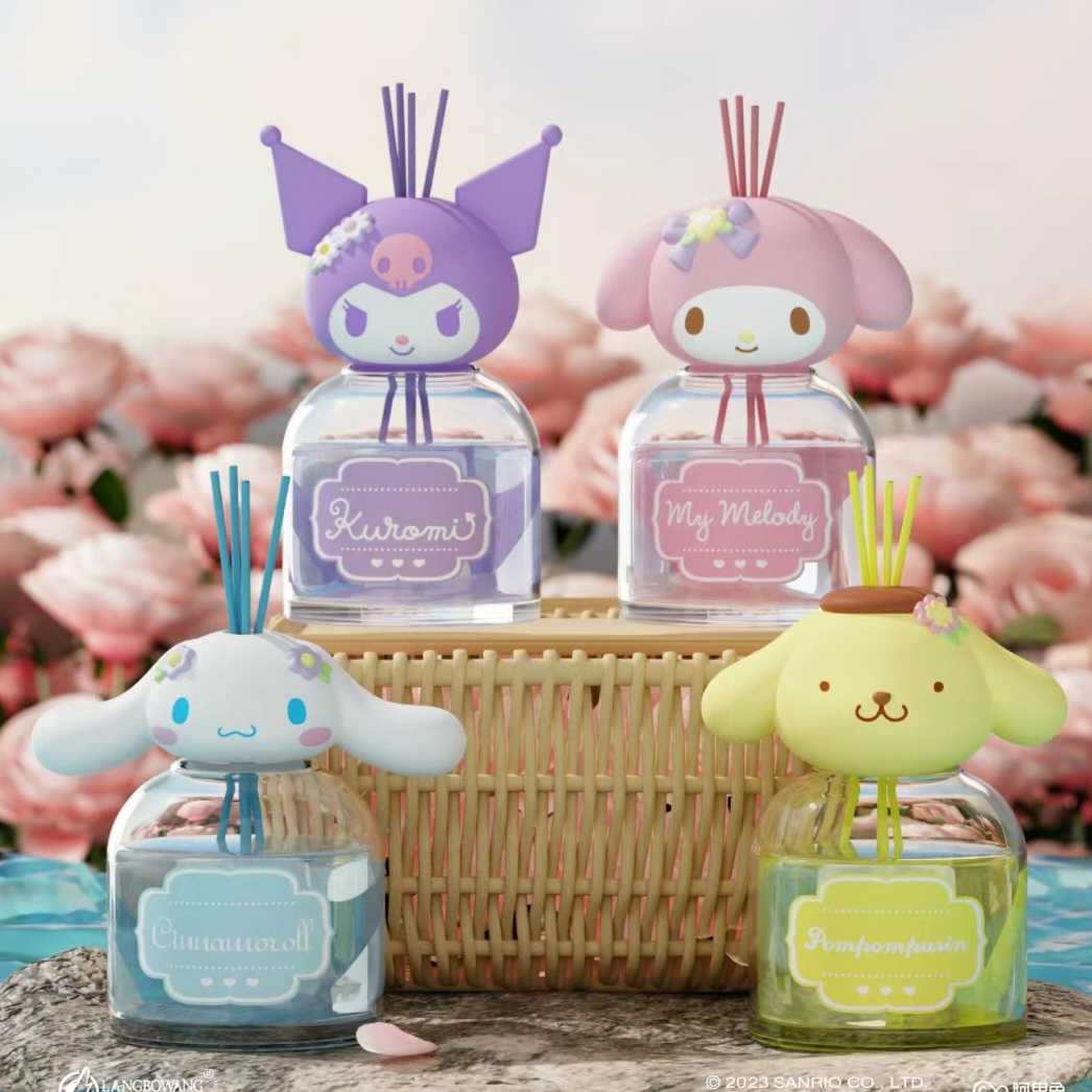 [Pre] ก้านหอมปรับอากาศ sanrio คอลเลคชั่นใหม่ คุโรมิ มายเมโลดี้ ชินนาม่อน ปอมปอมปูริน