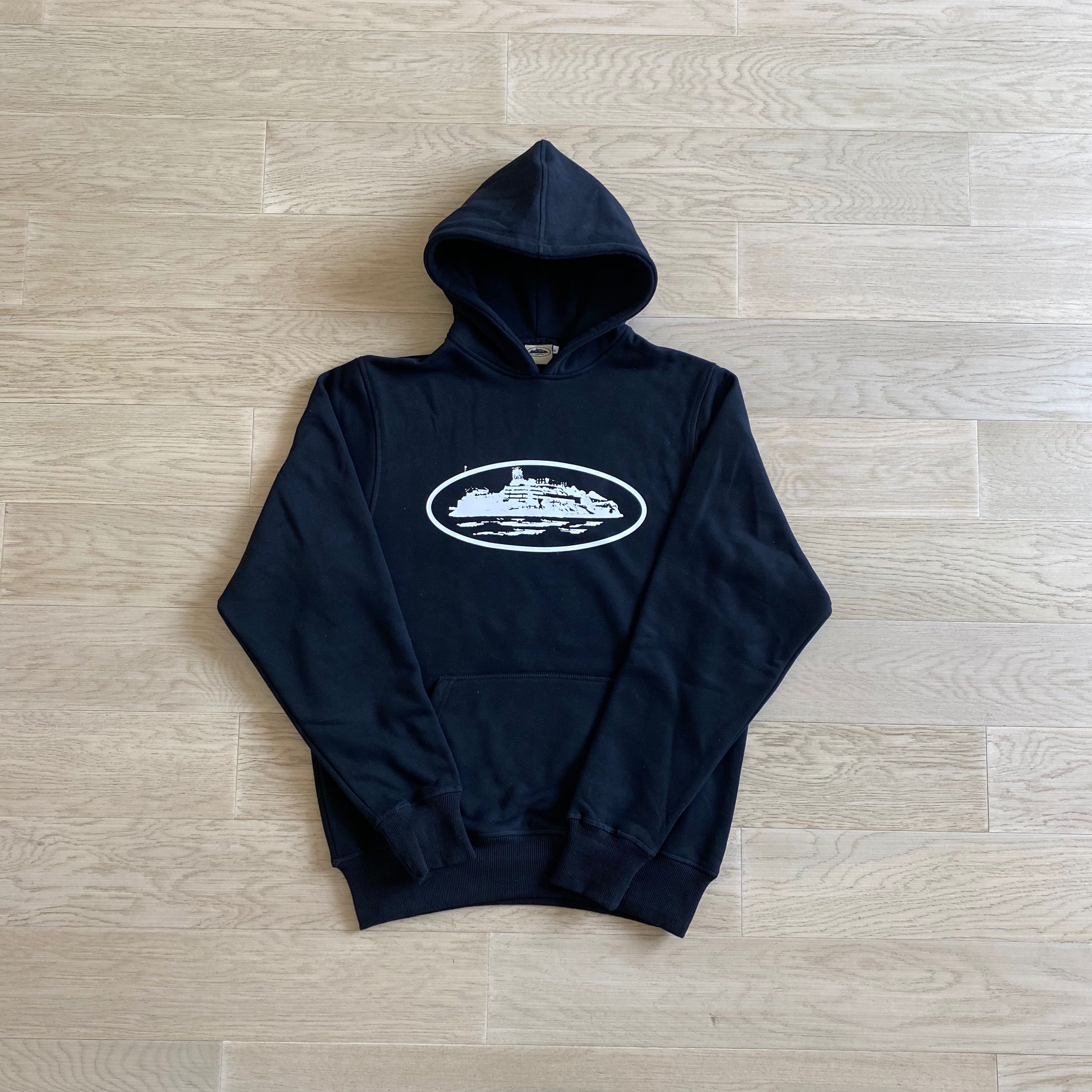 Corteiz OG Alcatraz Hoodie Black