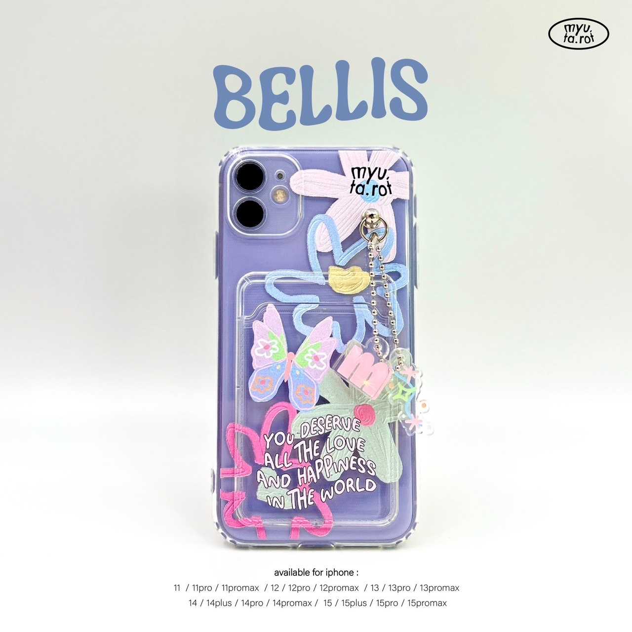 iPhone case with card holder - Bellis