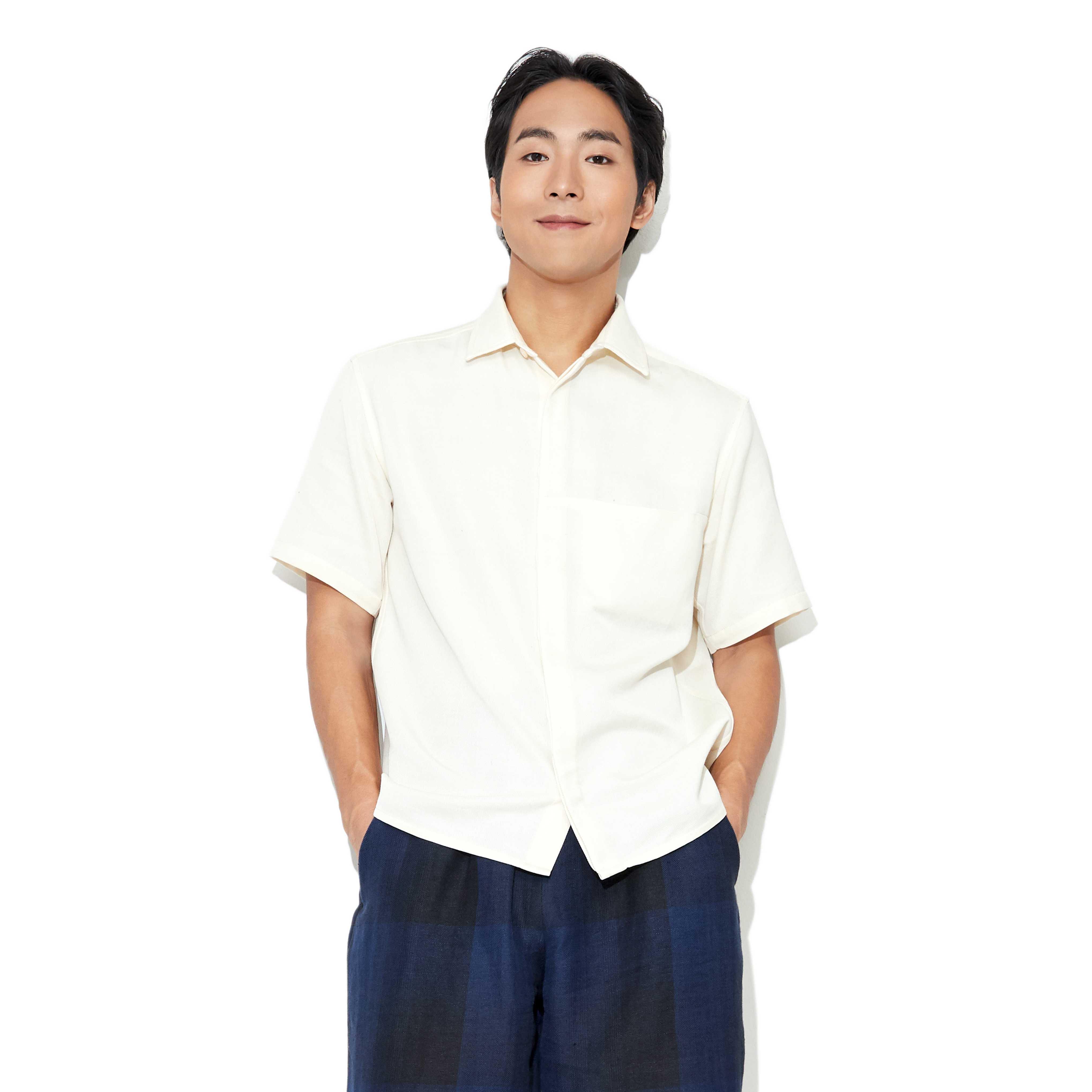 เสื้อเชิ้ต AW23(M&W)/SH7 White #F