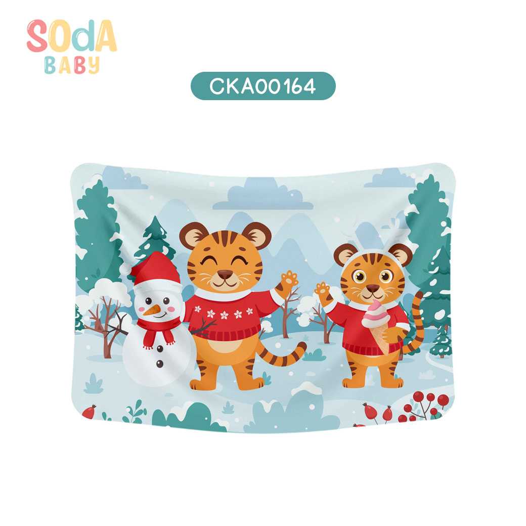 ผ้าห่มเด็ก ลาย Winter รหัส CKA00164 ⛄️❄️#Winter #SOdAbaby