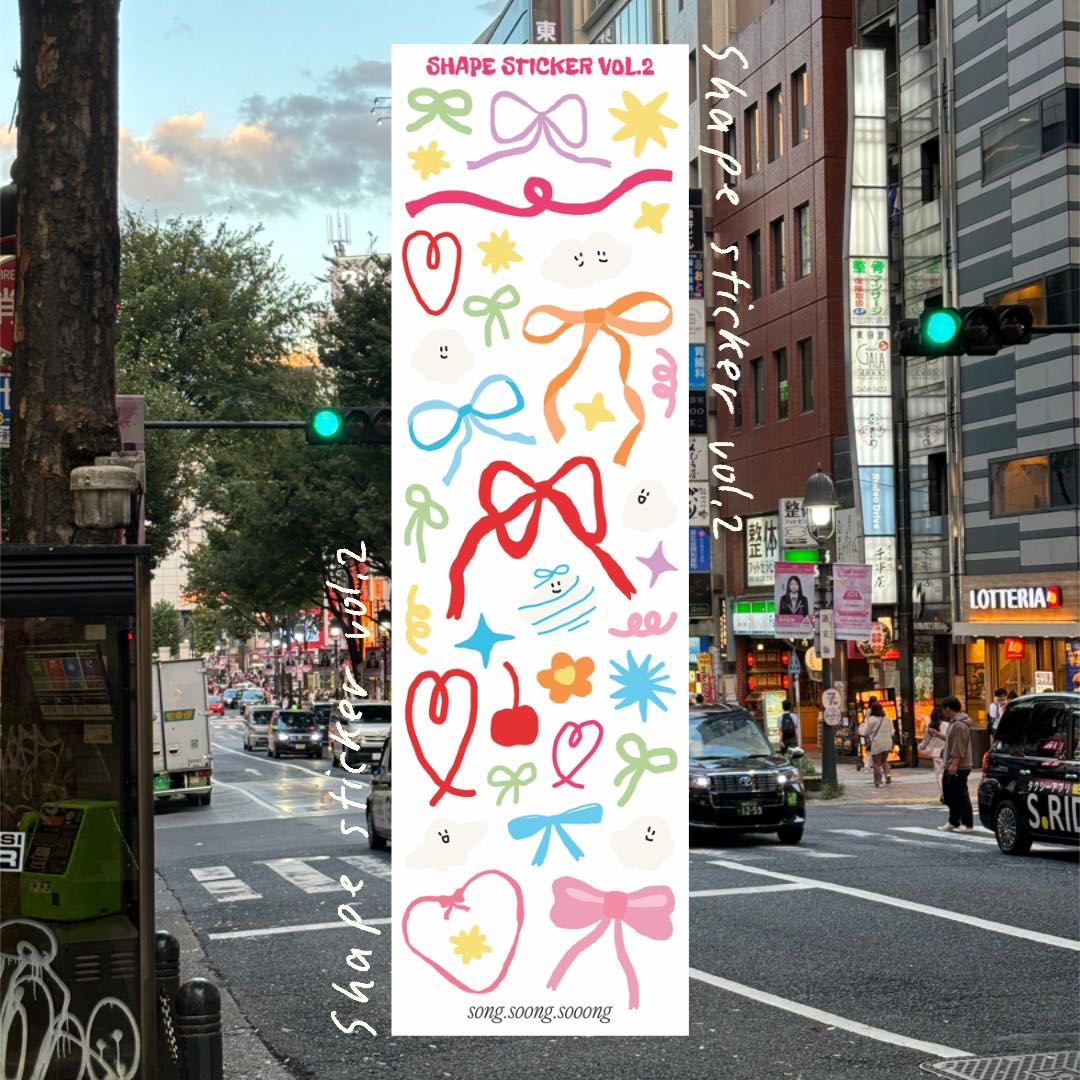 Shape sticker vol.2