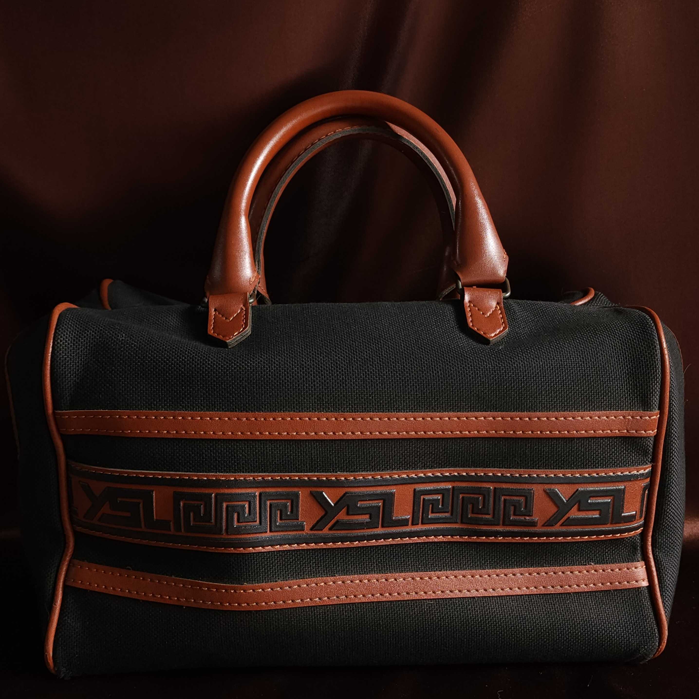 Vintage 1980s YSL Boston Bag