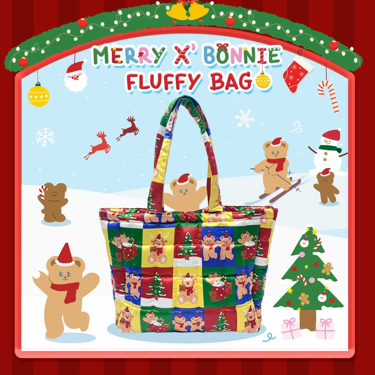 Merry X'Bonnie Fluffy Bag l Hej Bonnie Official