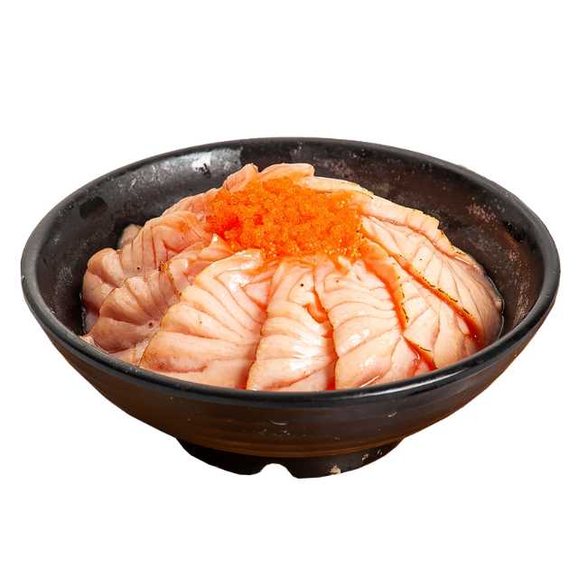 ข้าวหน้าแซลมอน/เบิร์น