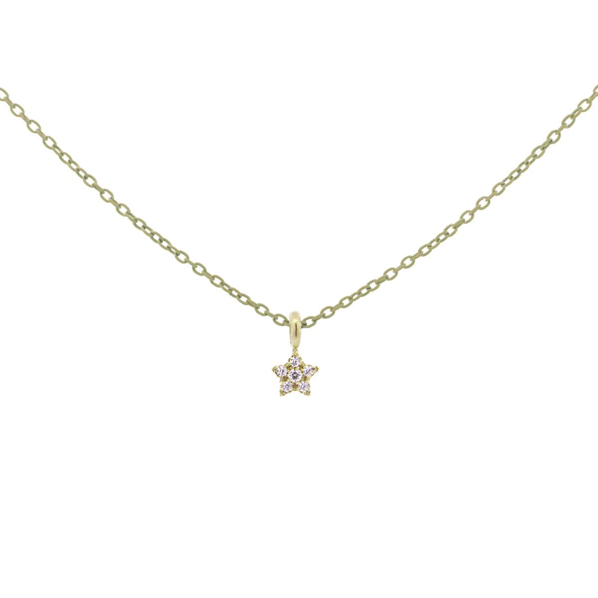NECKLACE - Choker Star Lab Grown Diamond