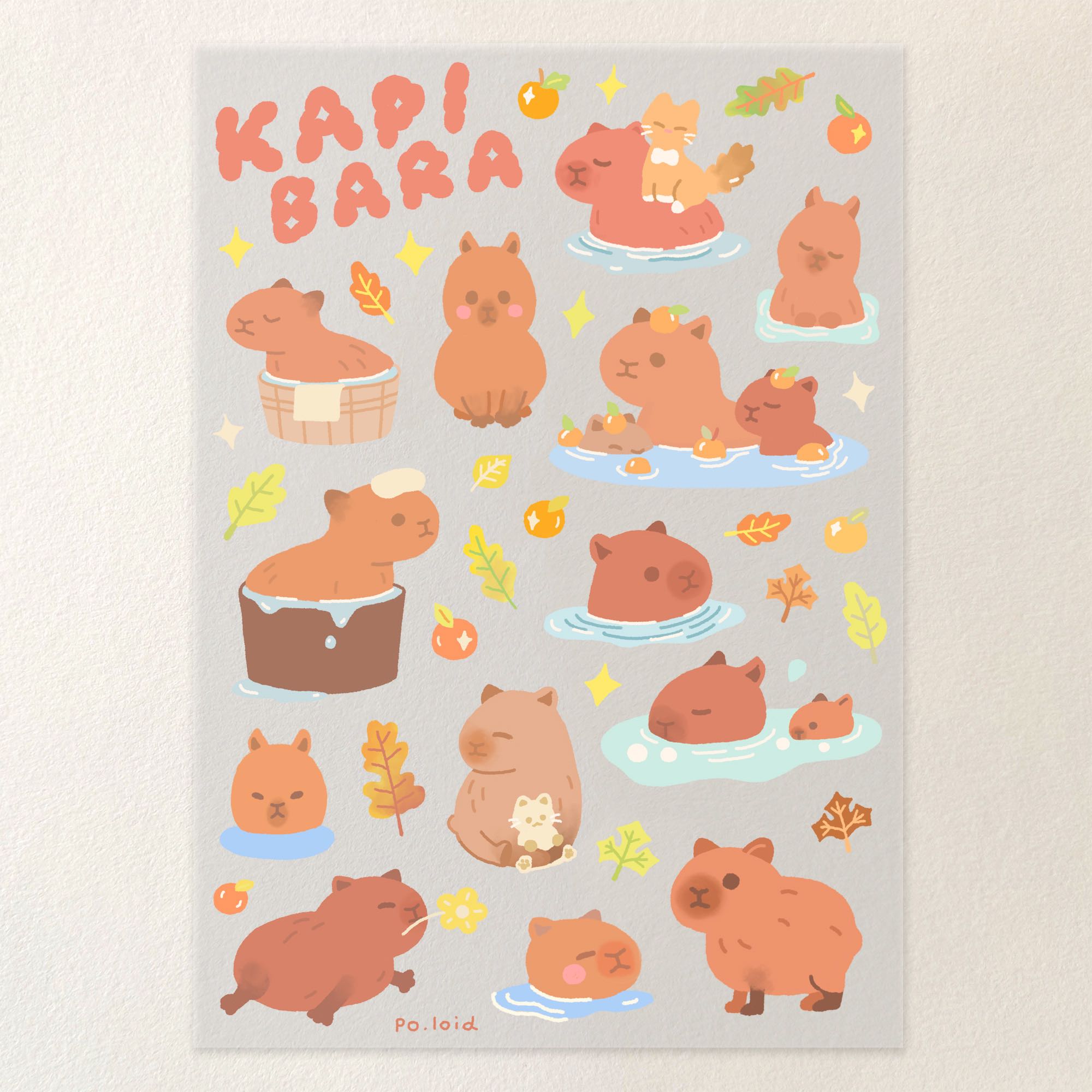 Kapibara sticker