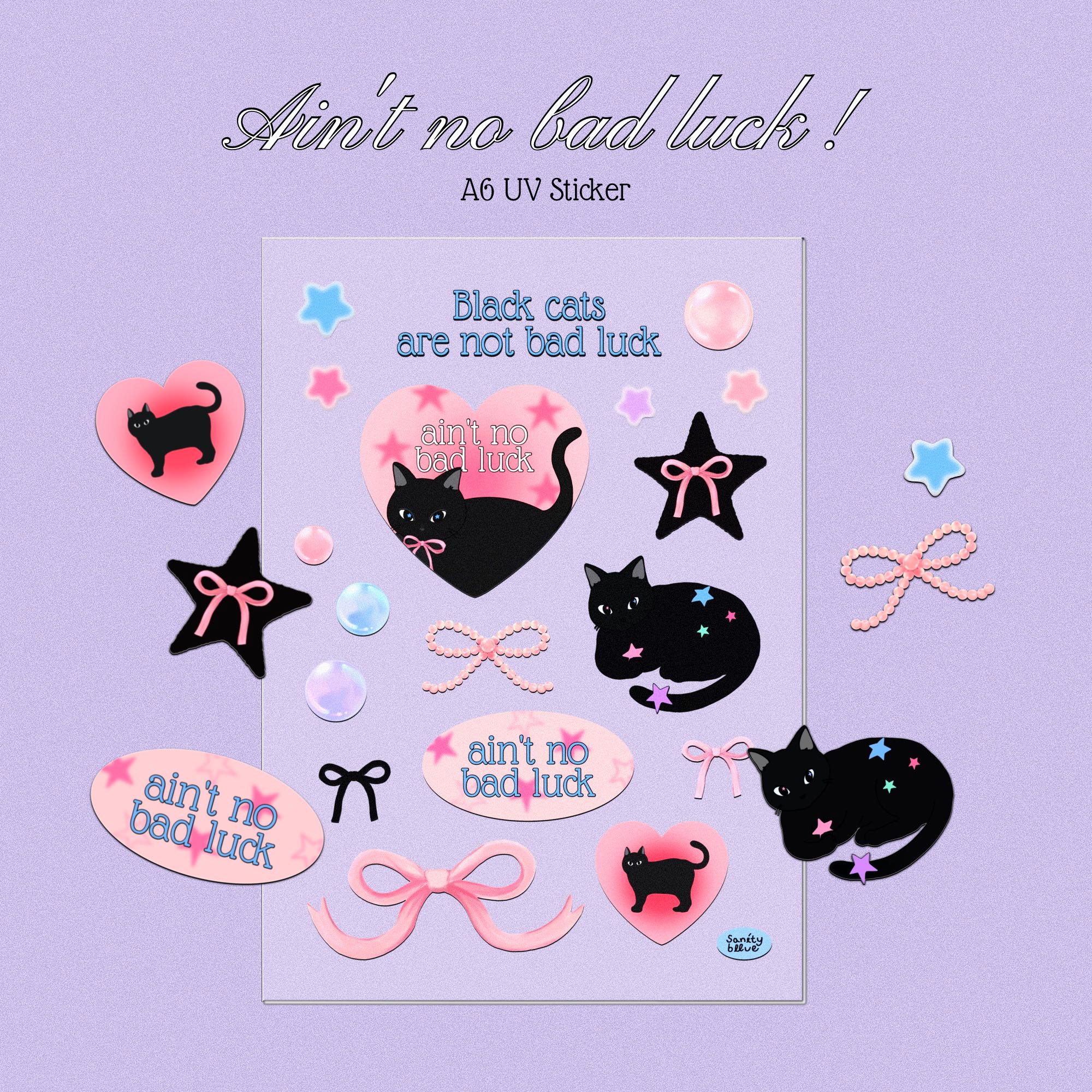 Ain't no bad luck! | A6 sticker