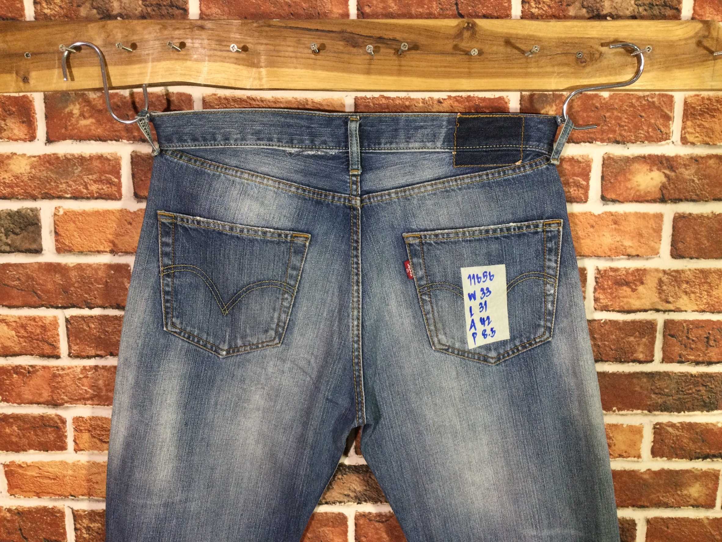 รหัส11656 Levi's501  Made in Turkey เลขกระดุม247 วัดจริง เอว33