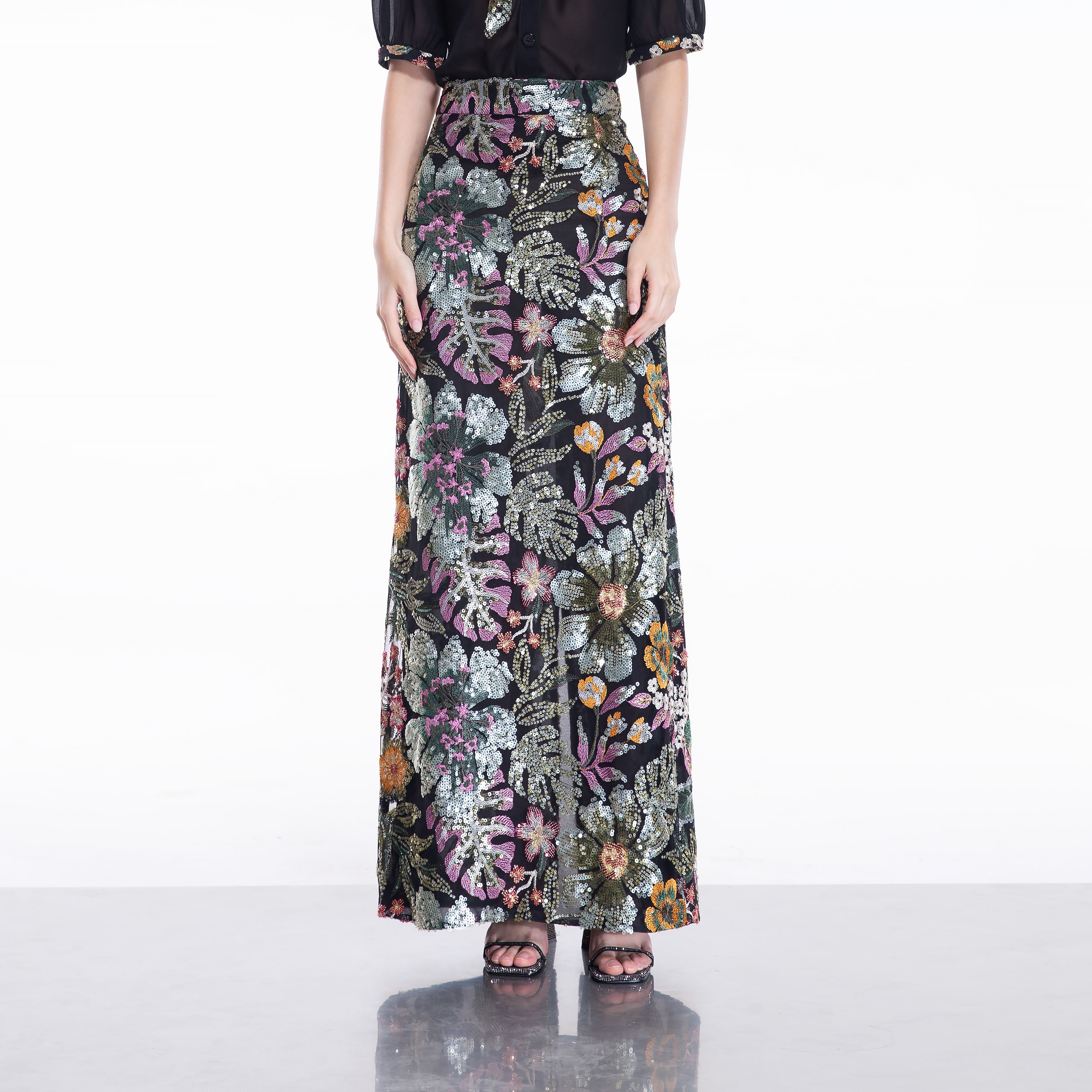 Long Pencil Skirt