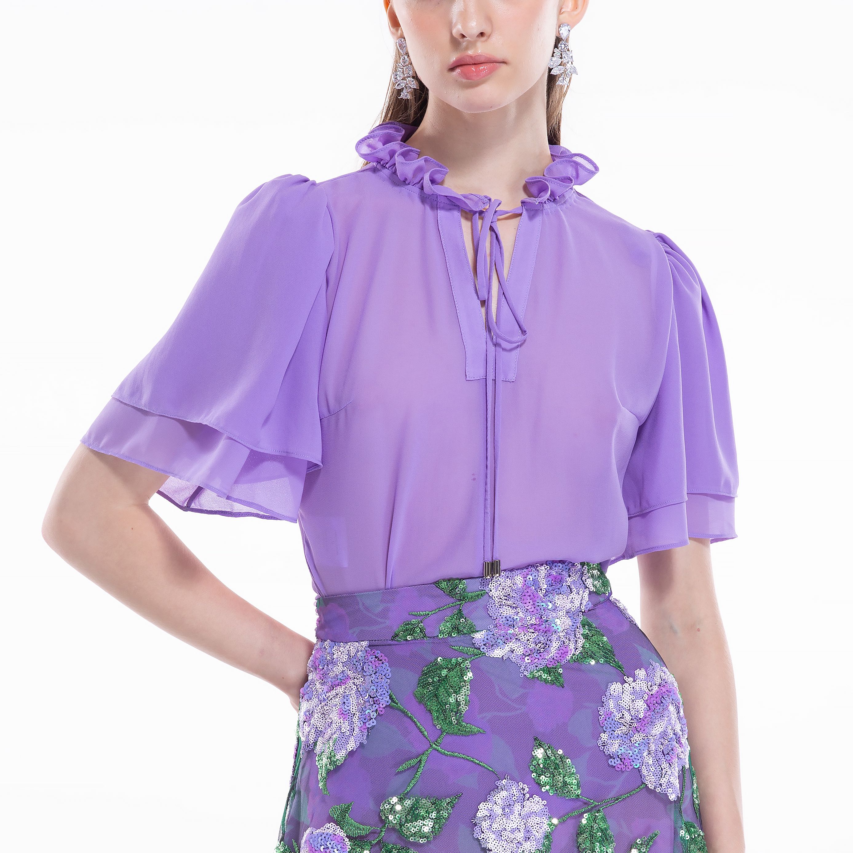 Ruffle blouse