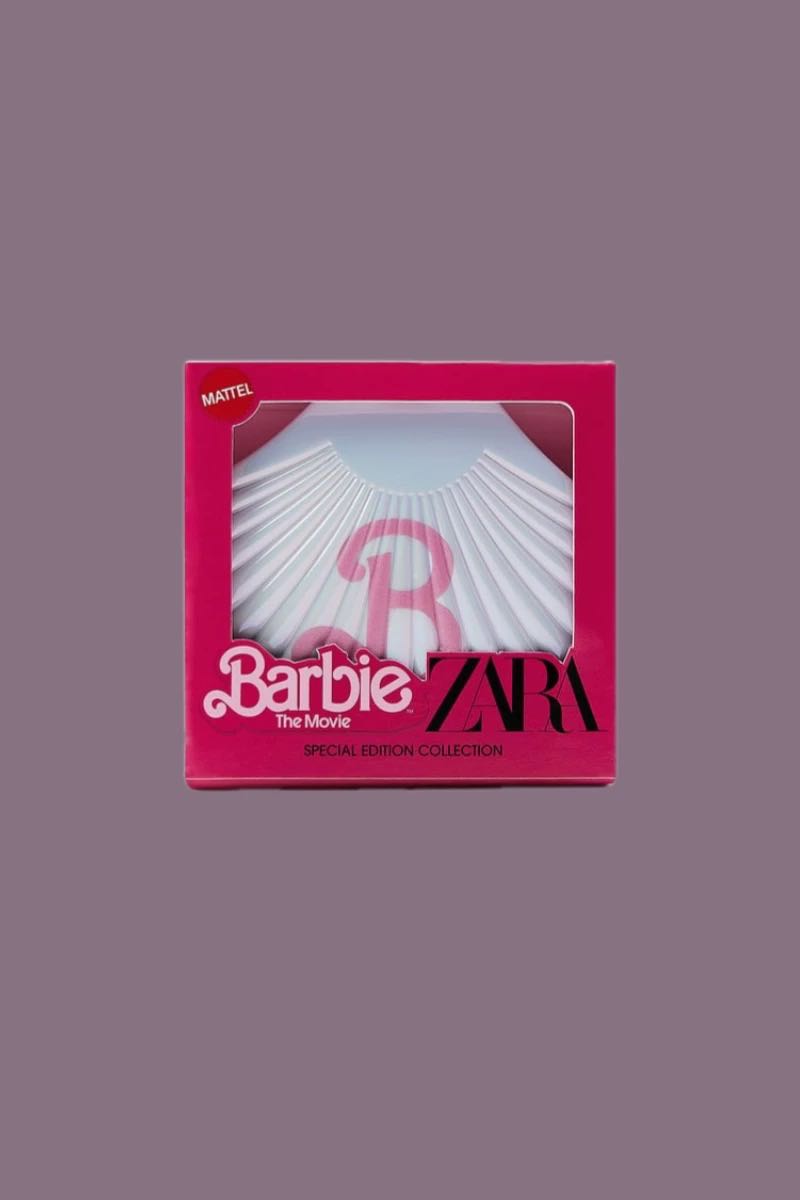 [พร้อมส่ง] Zara x barbie กระจกพกพาบาร์บี้
