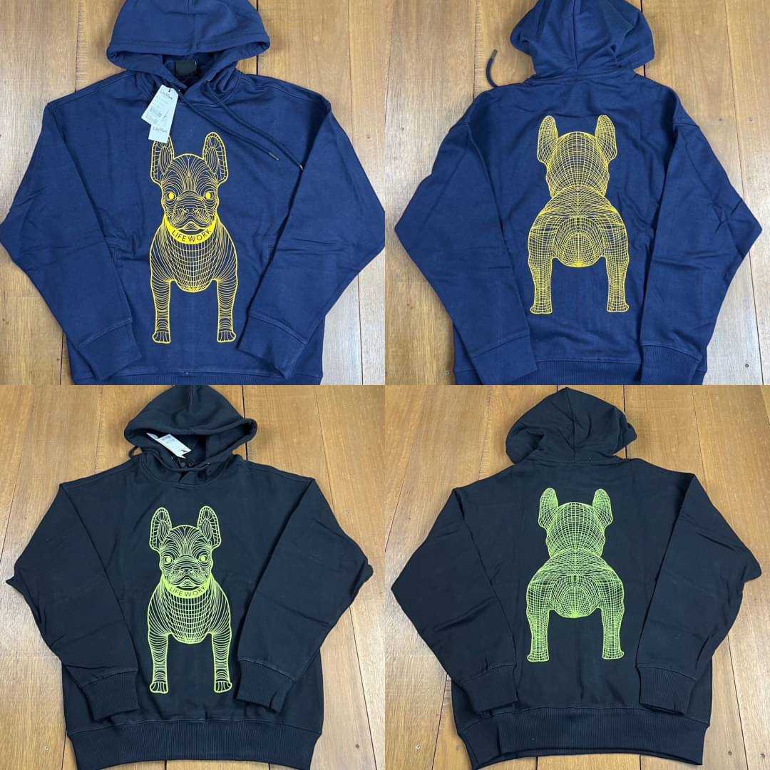 เสื้อ​lifework​ Hoodie แขนยาว ทรง oversize 