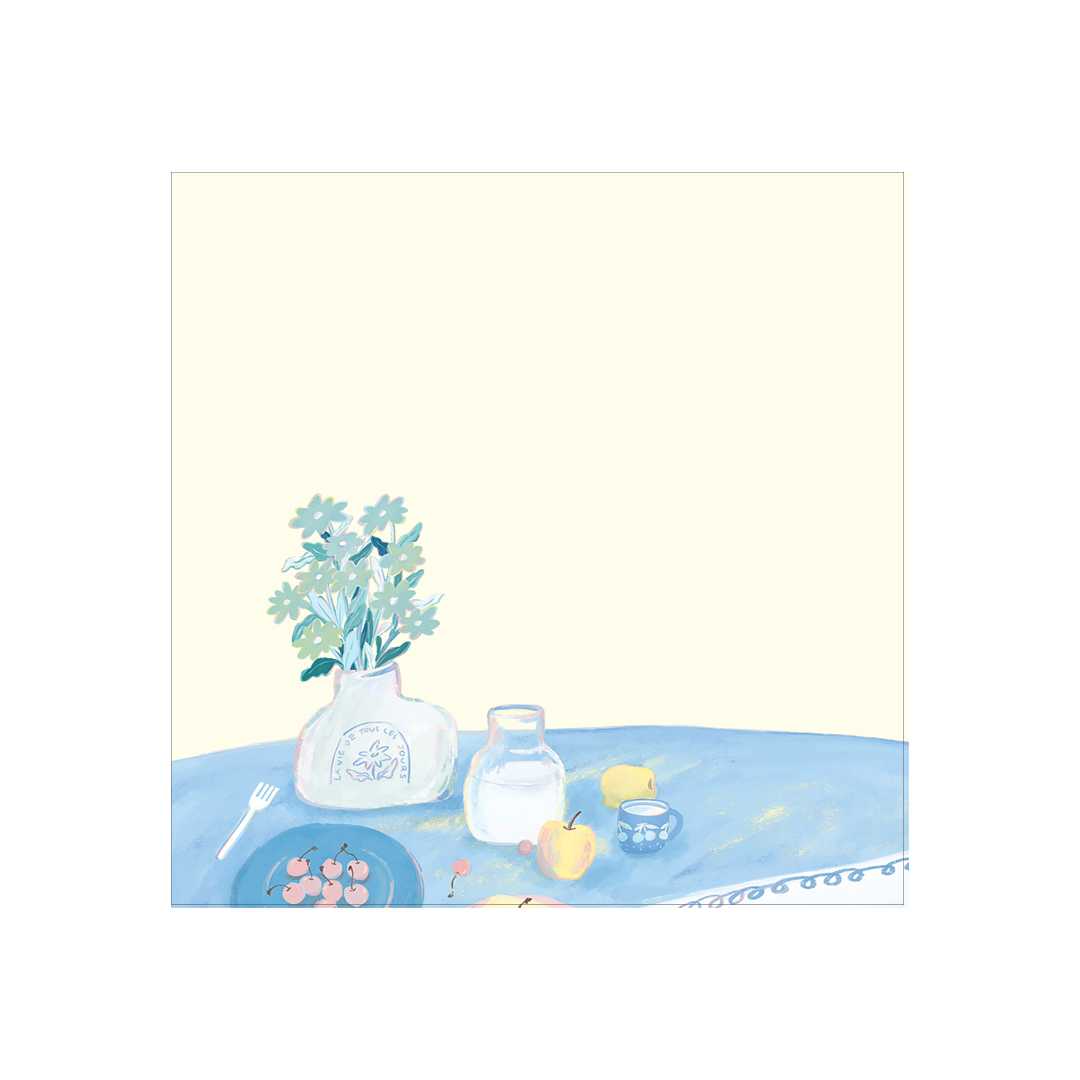 memo pad Blue period