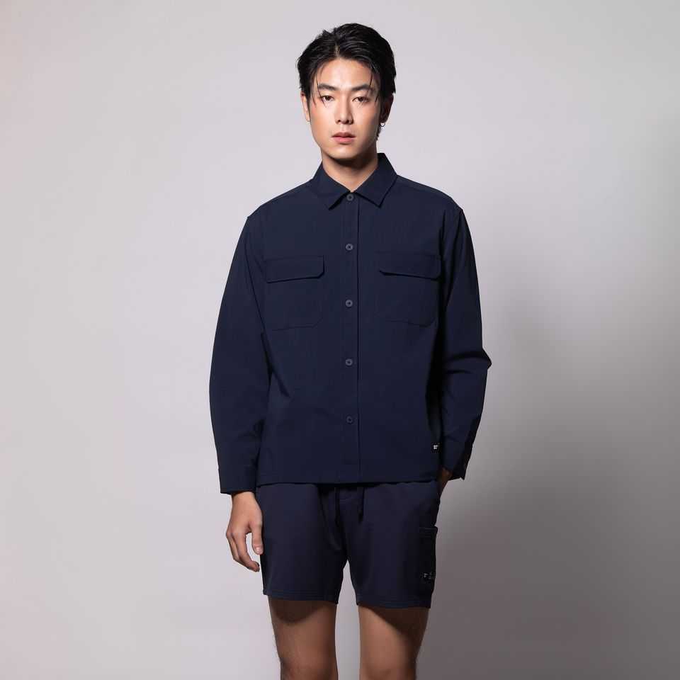 เสื้อเชิ้ตแขนยาวโอเวอร์เชิ้ต | 03736