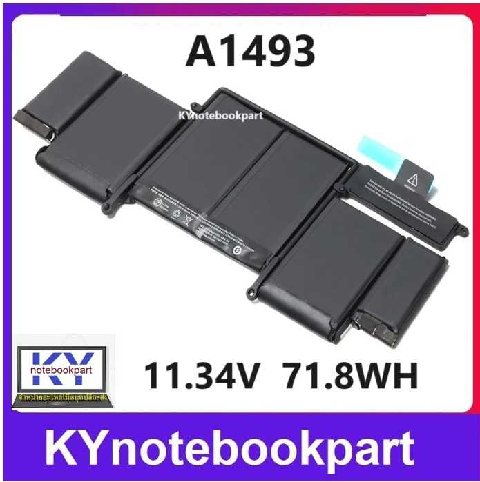 แบตเตอรี่โน้ตบุ๊ค ของแท้  MacBook ORIGINAL 13 14 PRO Retina  ME864 ME865   A1502  A1493