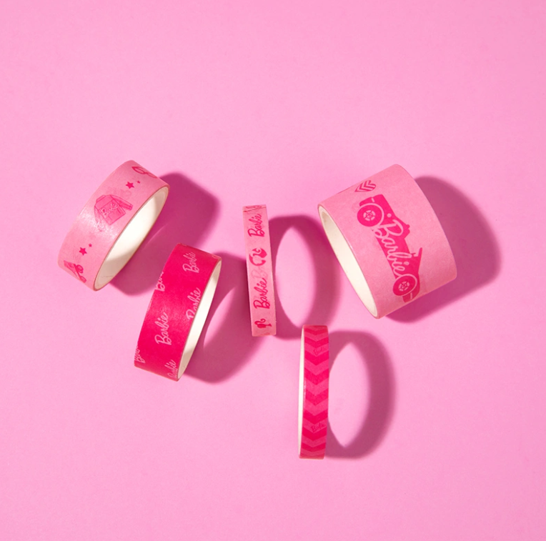 [พร้อมส่ง] Miniso x barbie เซตเทปบาร์บี้5ชิ้น