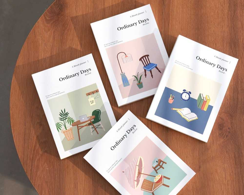 Ordinary Days 6-month diary (undated)