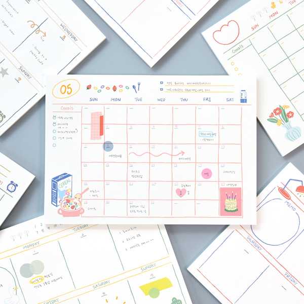 Ordinary Days A4 Pad (Monthly & Weekly)