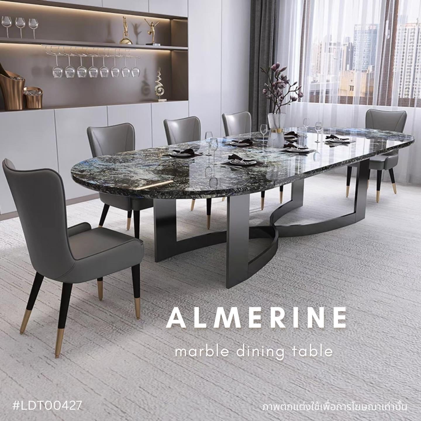 ALMERINE marble dining table  