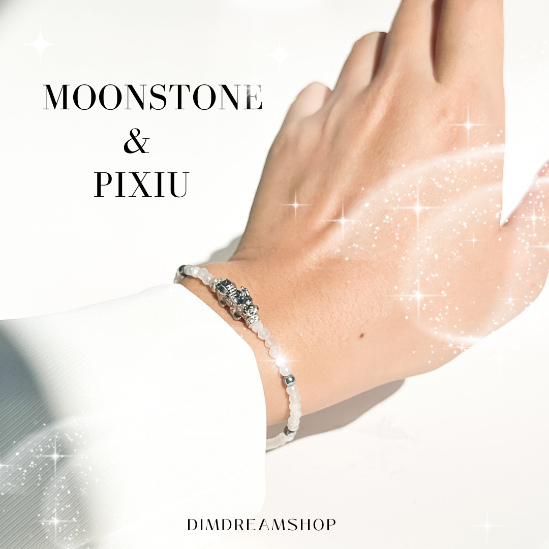 ✨ กำไลหินมูนสโตนจี้ปี่เซียะ ส่งฟรี ✨