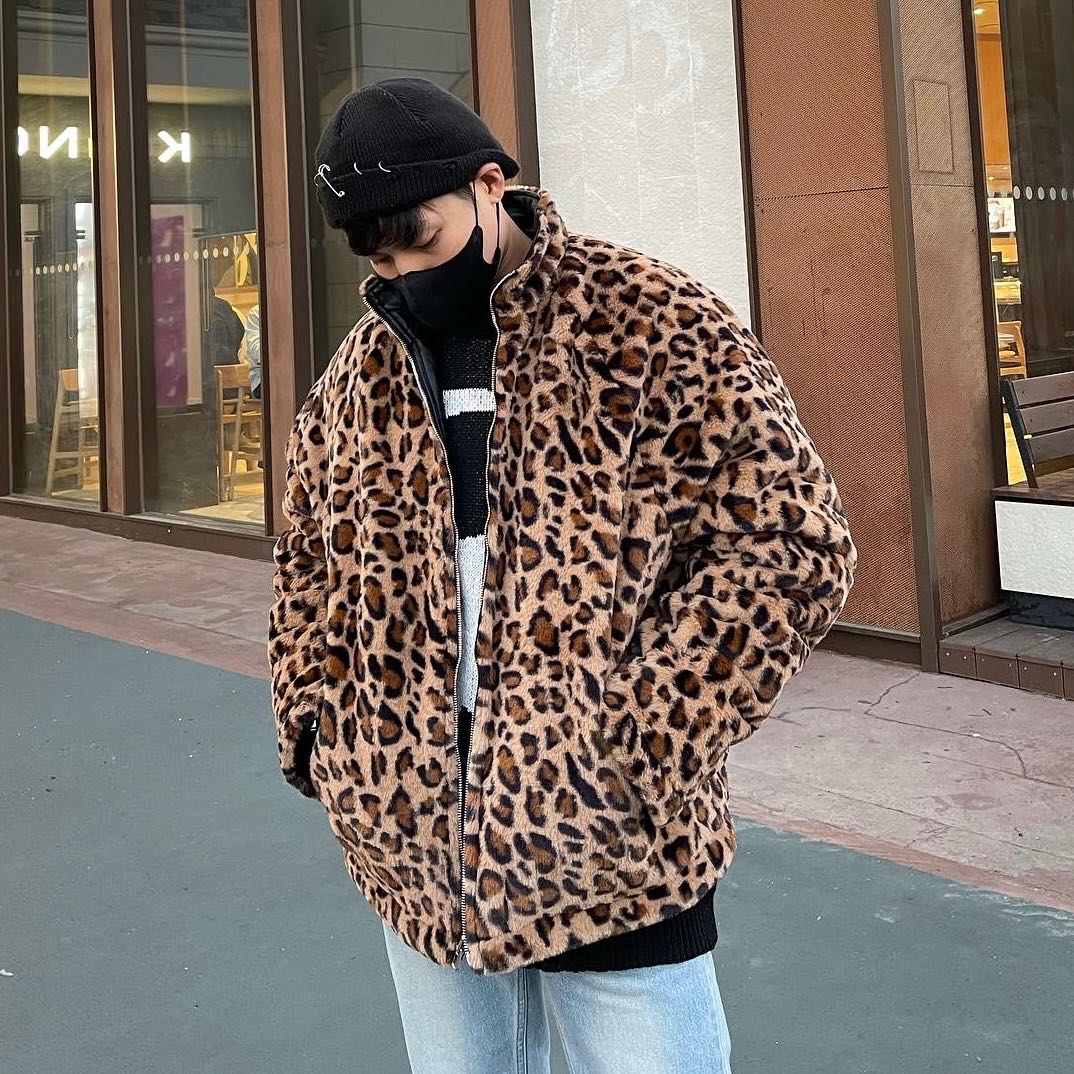 Double leopard jacket