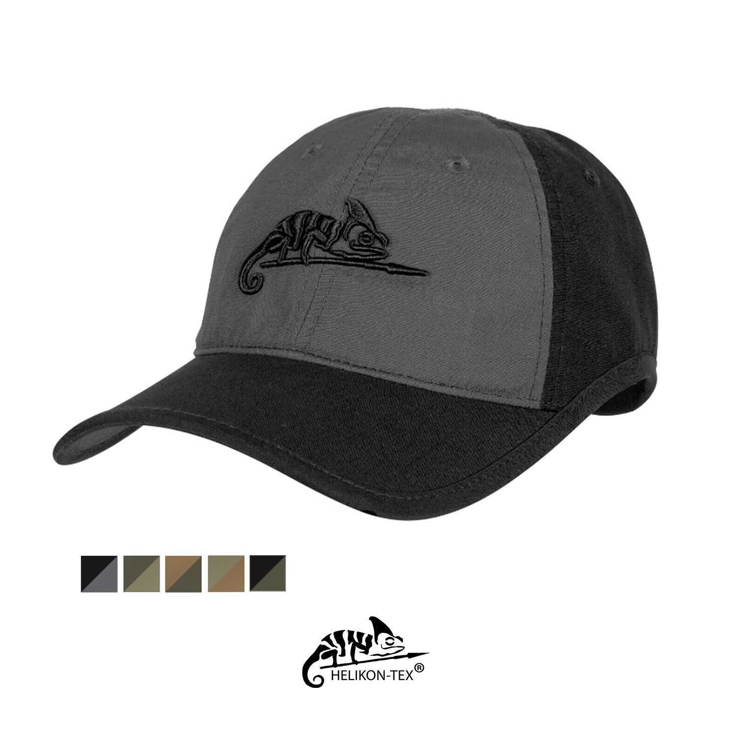หมวกแก๊ปโลโก้ LOGO CAP - POLYCOTTON RIPSTOP มี 5 สี แบรนด์ Helikon-tex