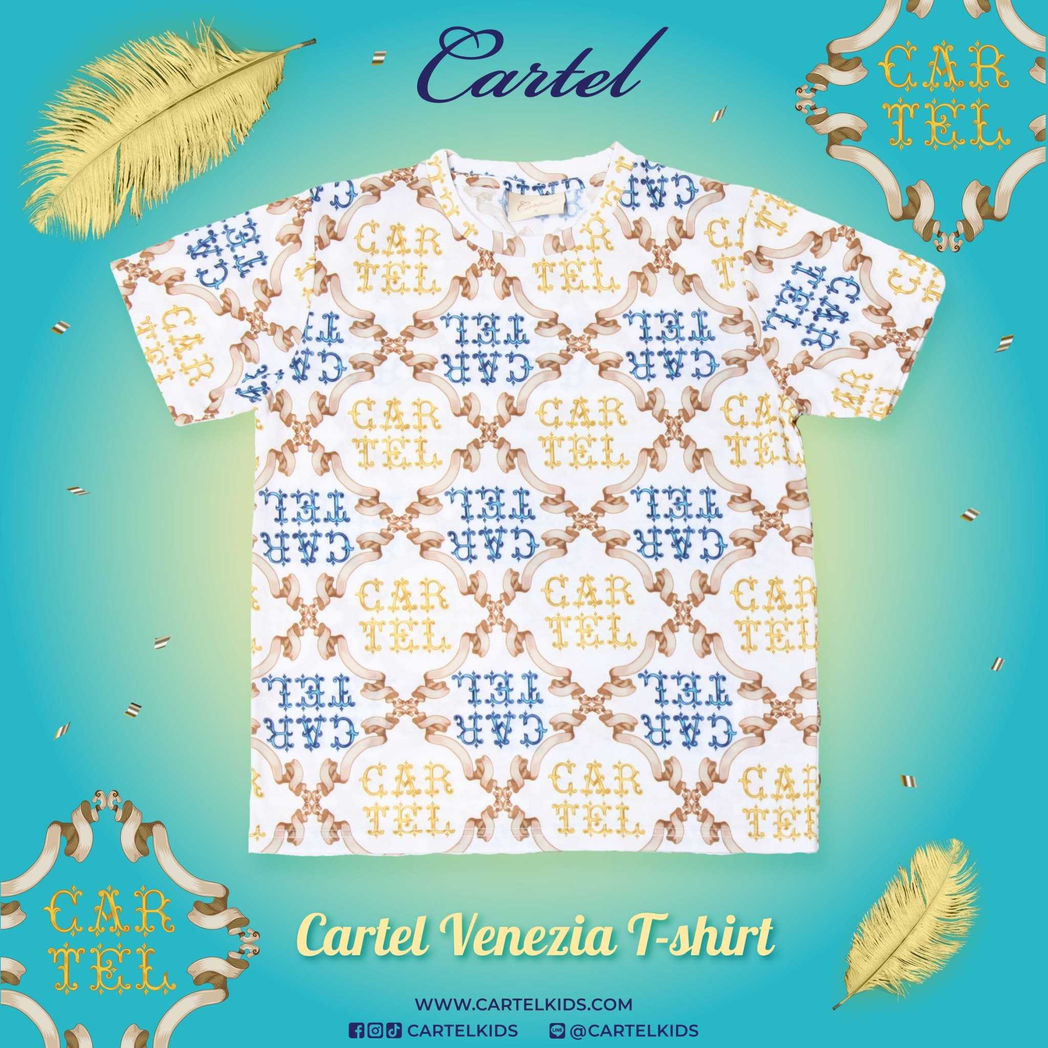 (CV) Cartel Venezia T-shirt เสื้อยืดแขนสั้นลายคาร์เทลเวเนเซีย Cartelkids