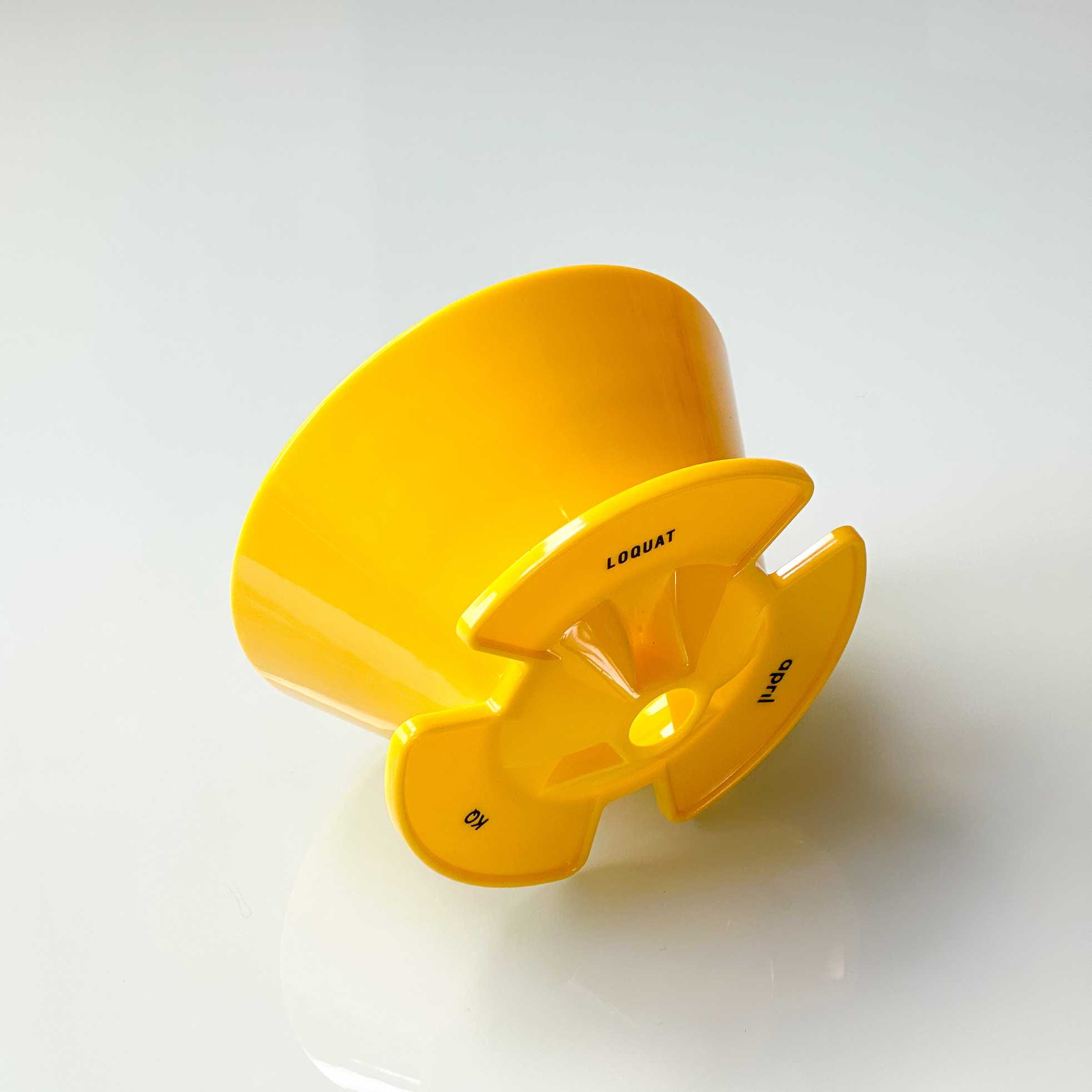 April X Loquat Limited yellow plastic brewer / dripper