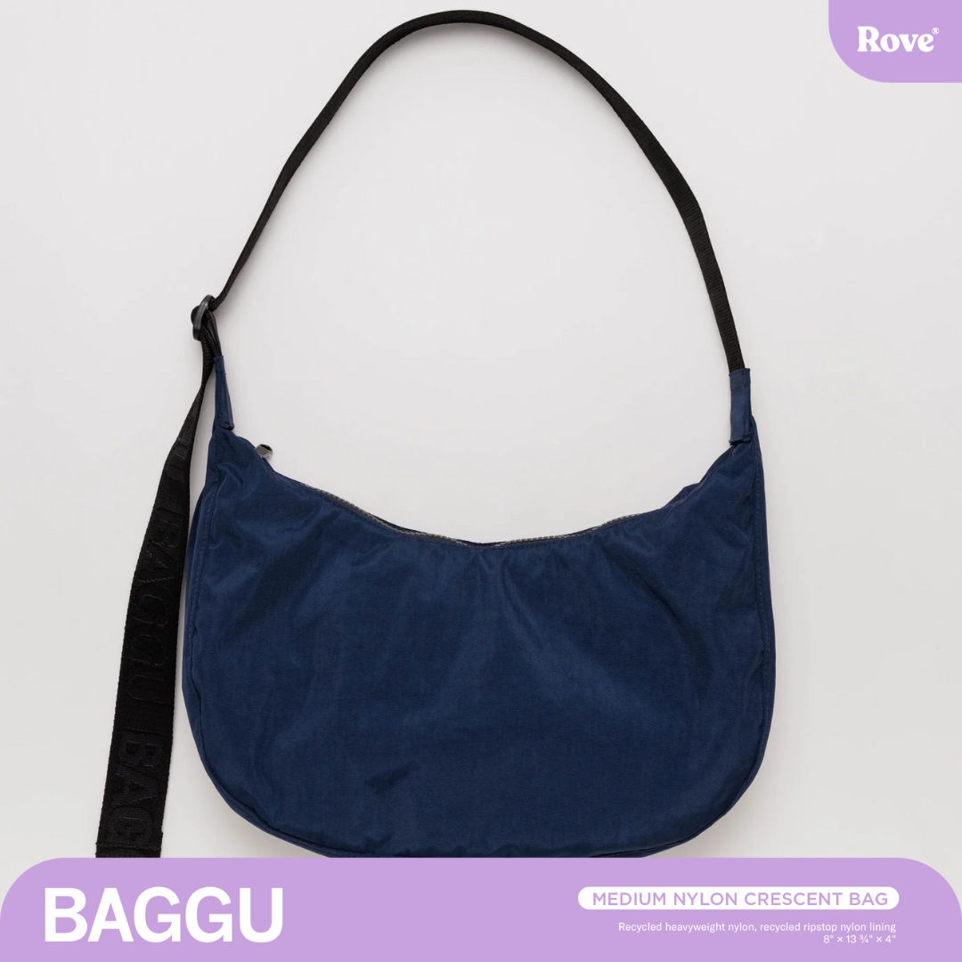 BAGGU Small Crescent Nylon Bag - Lemongrass | LINE SHOPPING