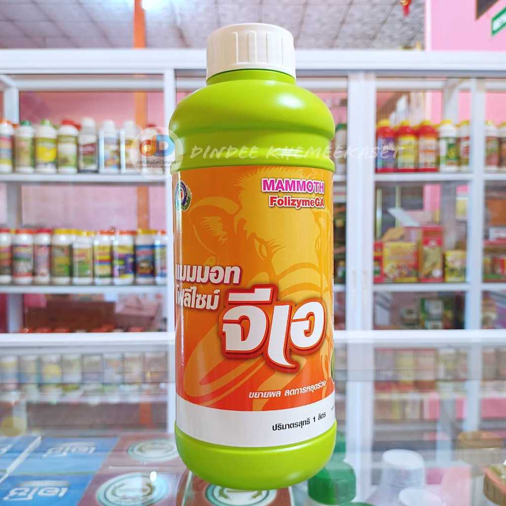 แมมมอท โฟลิไซม์ จีเอ เป็นปุ๋ยเคมีชนิดน้ำ สูตร 0-17-5