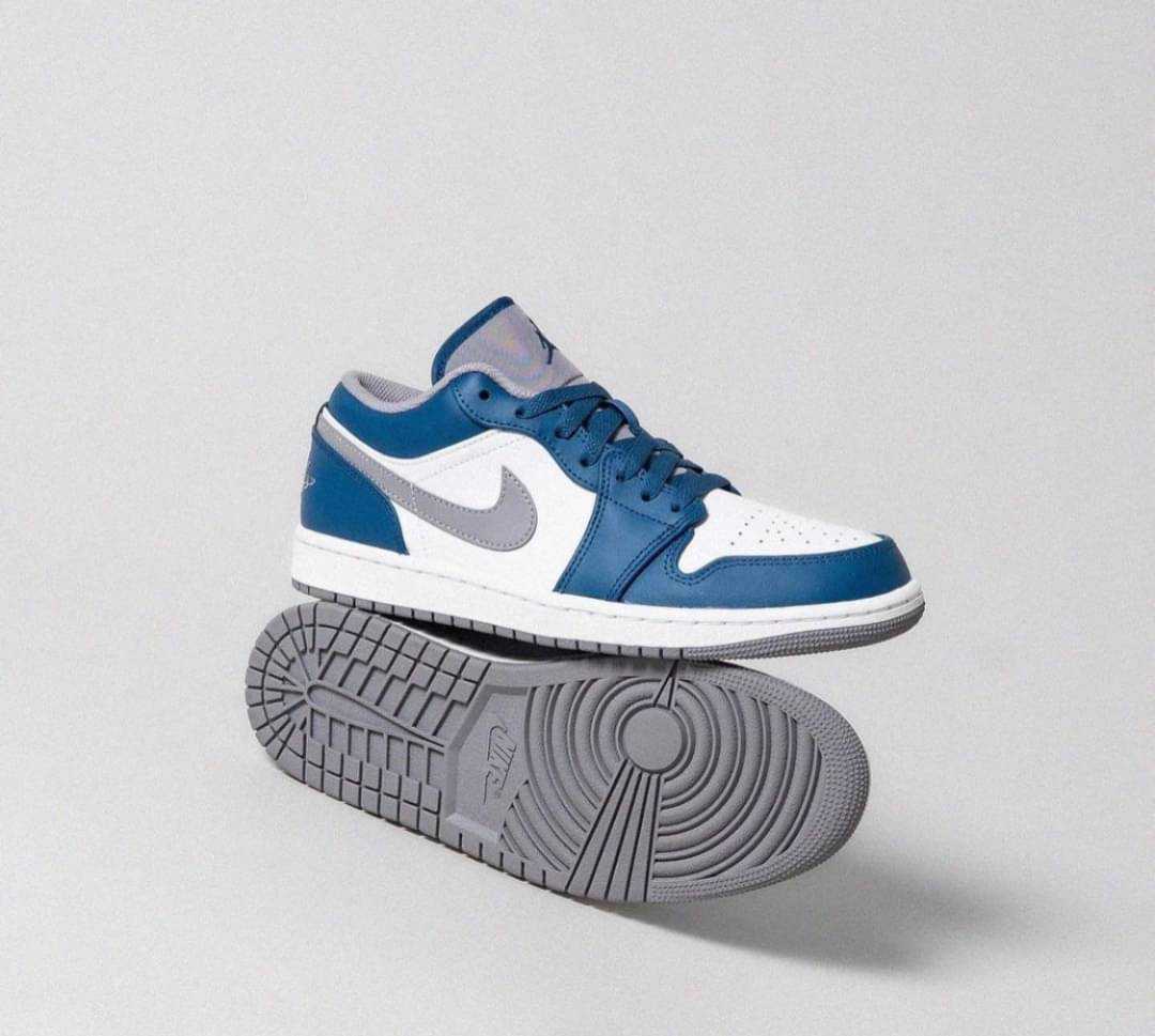 (📌 ทักแชทก่อนสั่งซื้อน้า)   Nike Air Jordan 1 Low true Blue Grey 