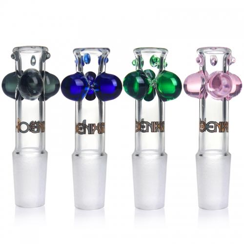 (14 mm) Phoenix Star Glass Bong Bowl With 3 Prong