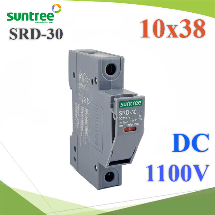ฟิวส์ Solar DC 10x38 SUNTREE-SRD30-holder Fuses Solar DC 10x38