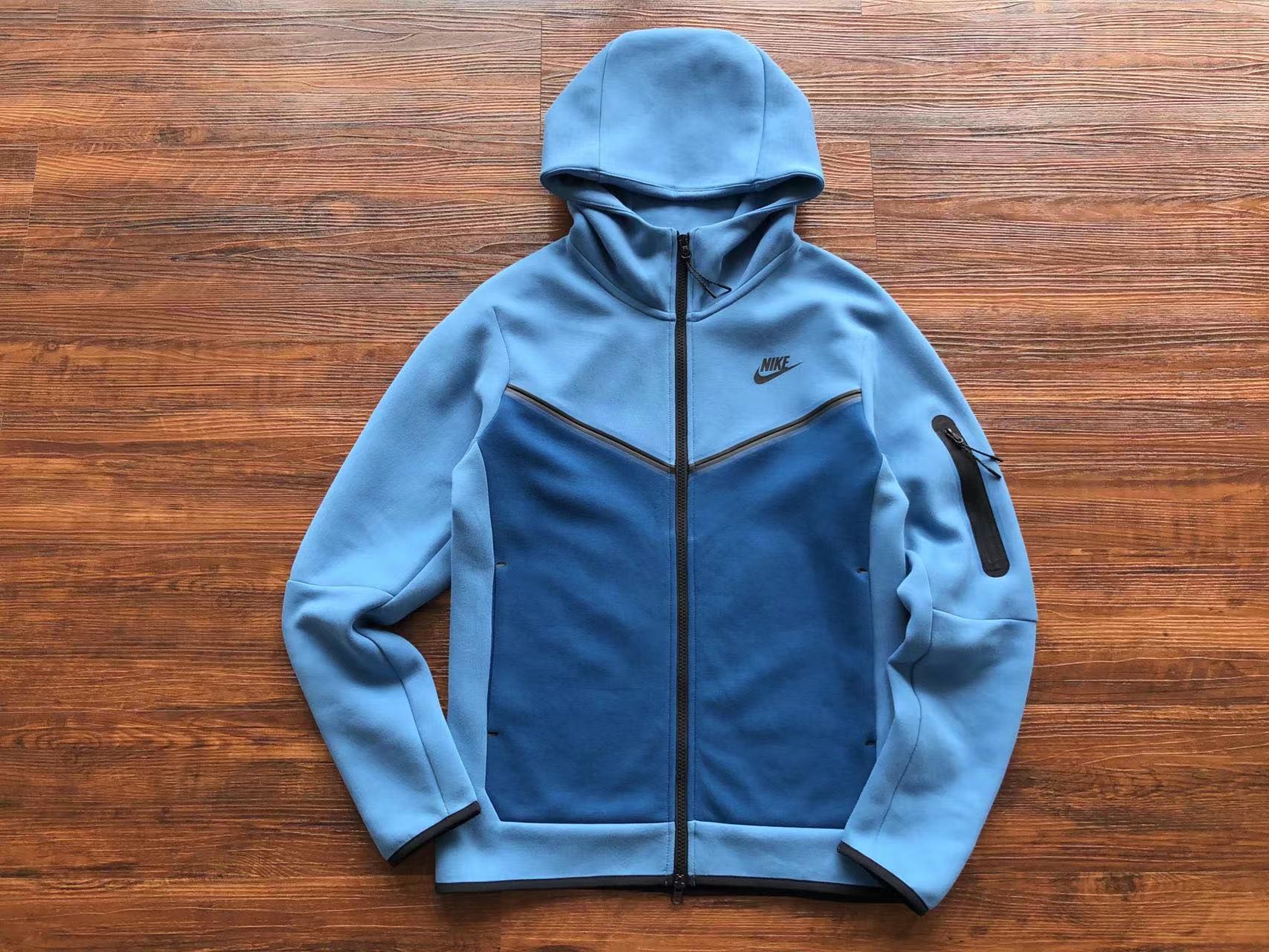 Nike Tech Fleece Hoodie Dutch Blue/Court Blue/Black