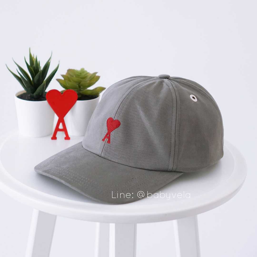 Ami de Coeur Embroidery Cap (Mineral_Grey)