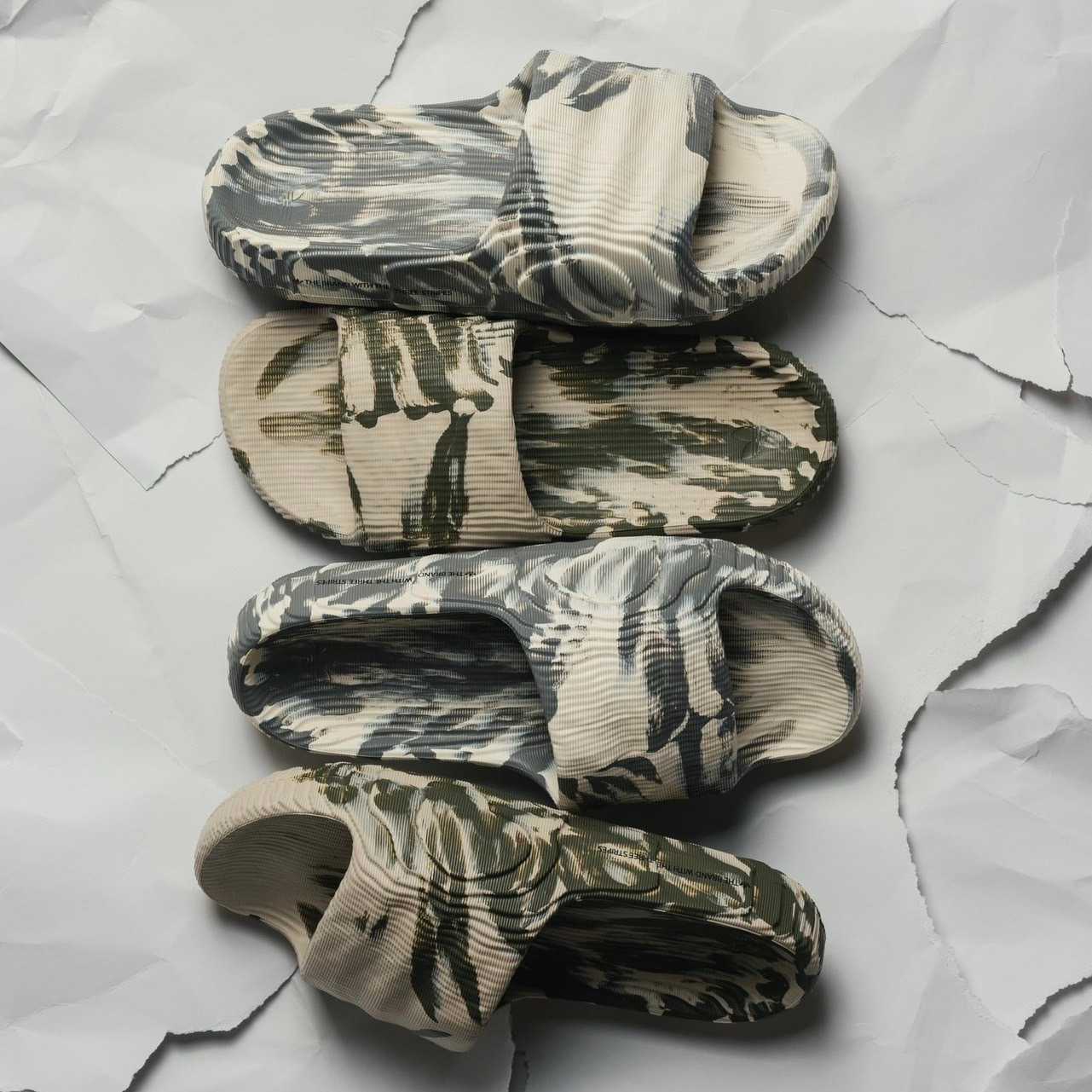 📌(ทักเชทก่อนสั่งซื้อ)  Adidas Adilette 22​  ลาย Marble