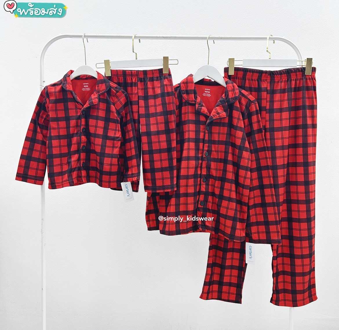 พร้อมส่ง Carter's Christmas  pajamas