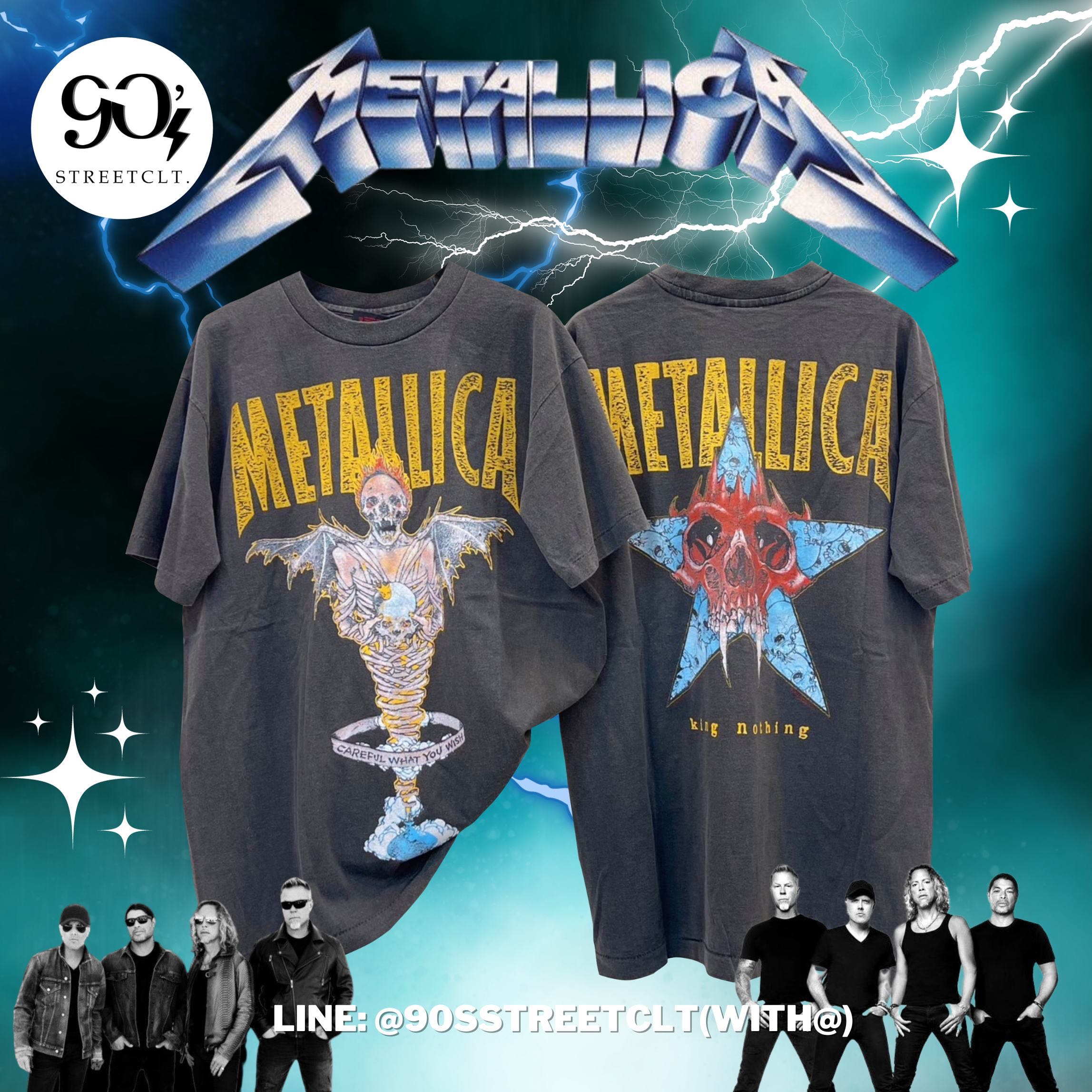 METALLICA KING NOTHING T SHIRT LINE SHOPPING