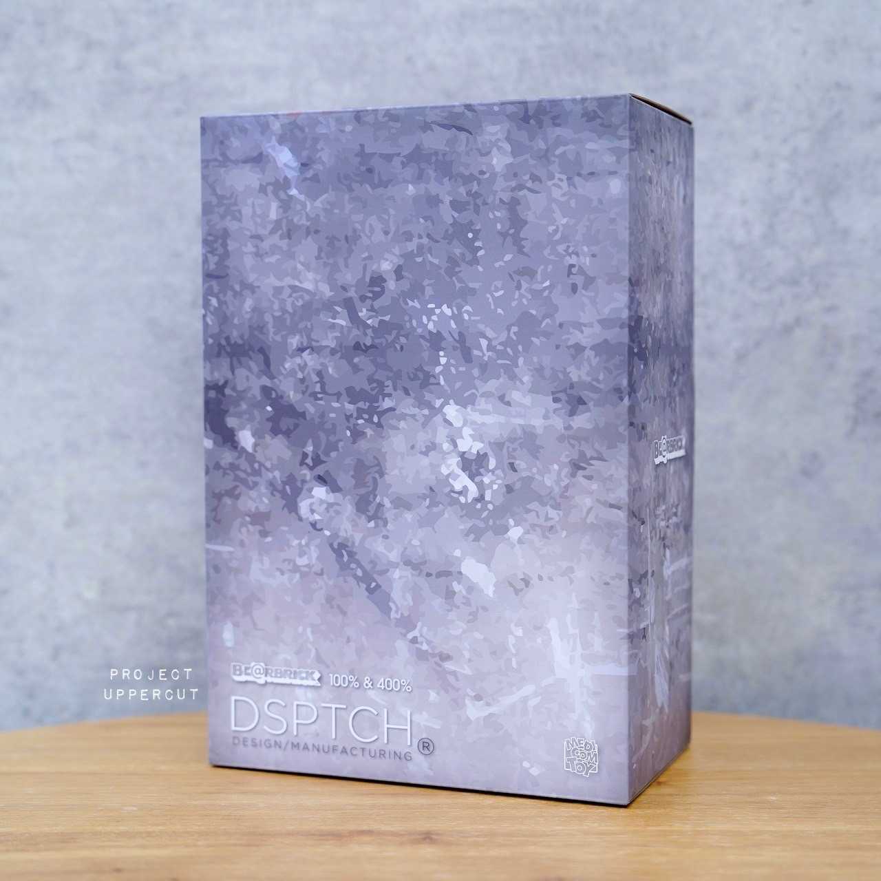 BE@RBRICK 400%+100% DSPTCH - Concrete Pattern (Y2018) [New]