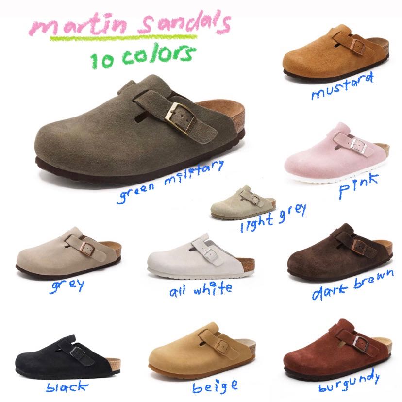 (PRE ORDER) MARTIN SANDALS 12colors! (suede leather)