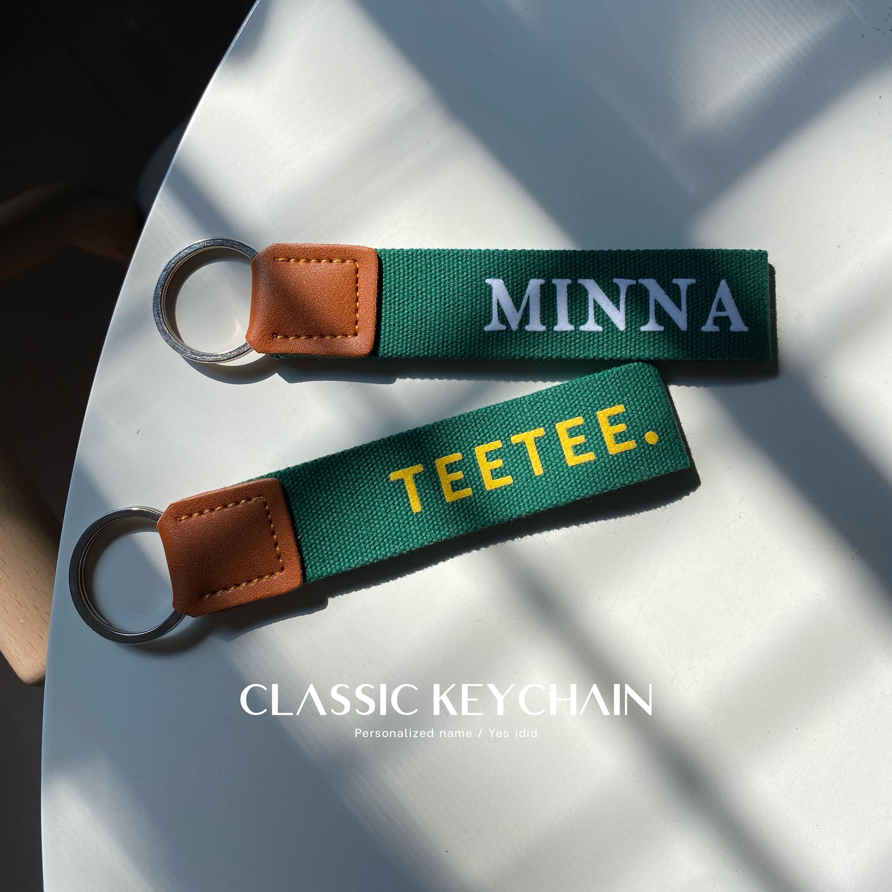 YES IDID. | CLASSIC KEYCHAIN พวงกุญแจสั่งทำชื่อ/ PERSONALIZED NAME. 