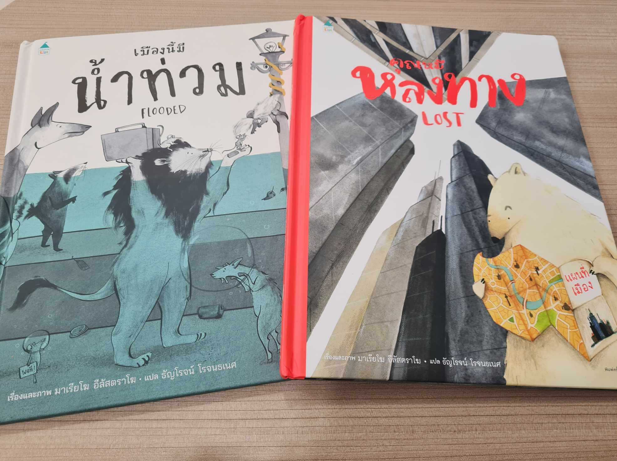 คุณหมีหลงทาง / เมืองนี้มีนํ้าท่วม