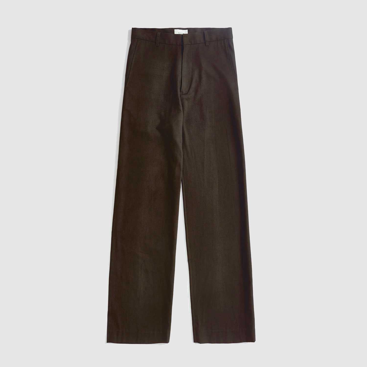 FW23 Basic Wide Pants Brown