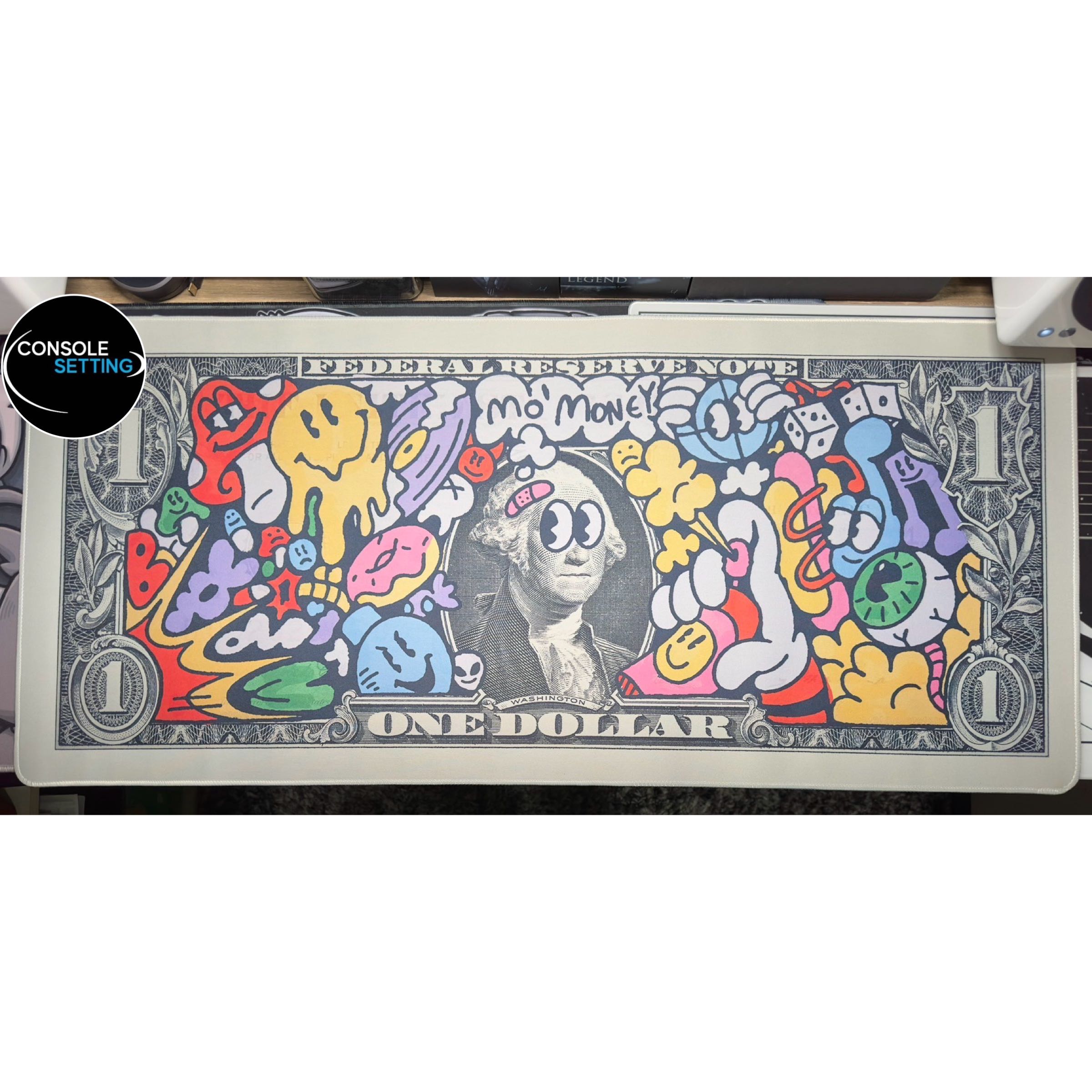 Dollar deskmat