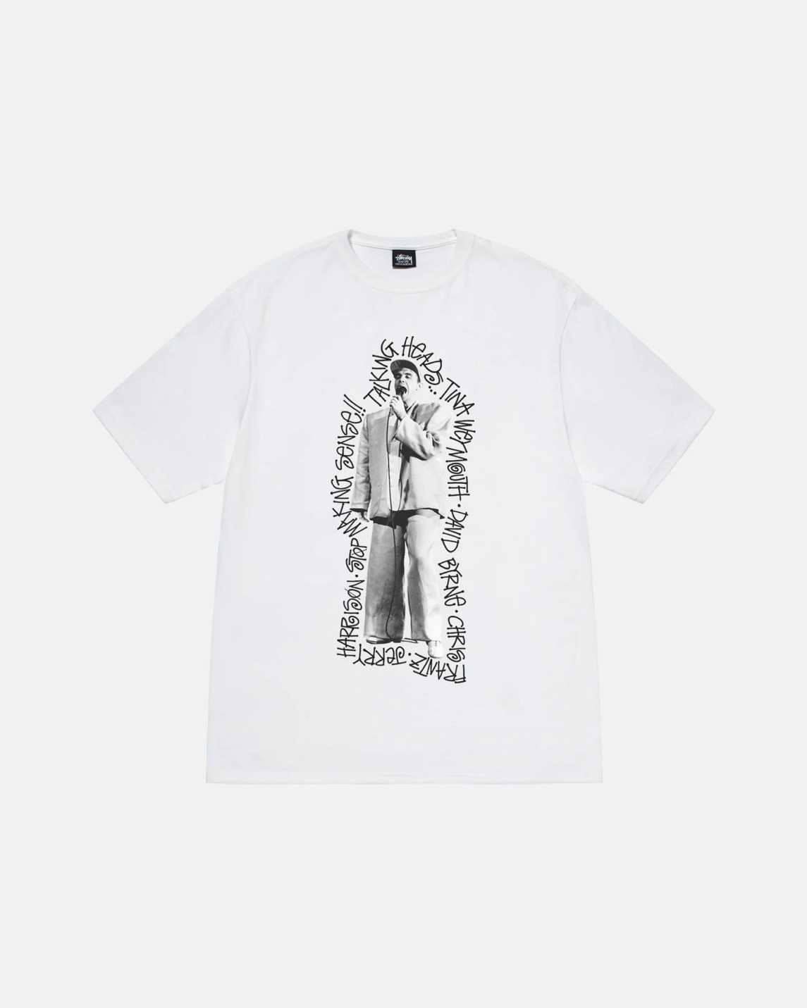 STUSSY TALKING HEADS STOP MAKING SENSE TEE มีลาย หน้า-หลัง