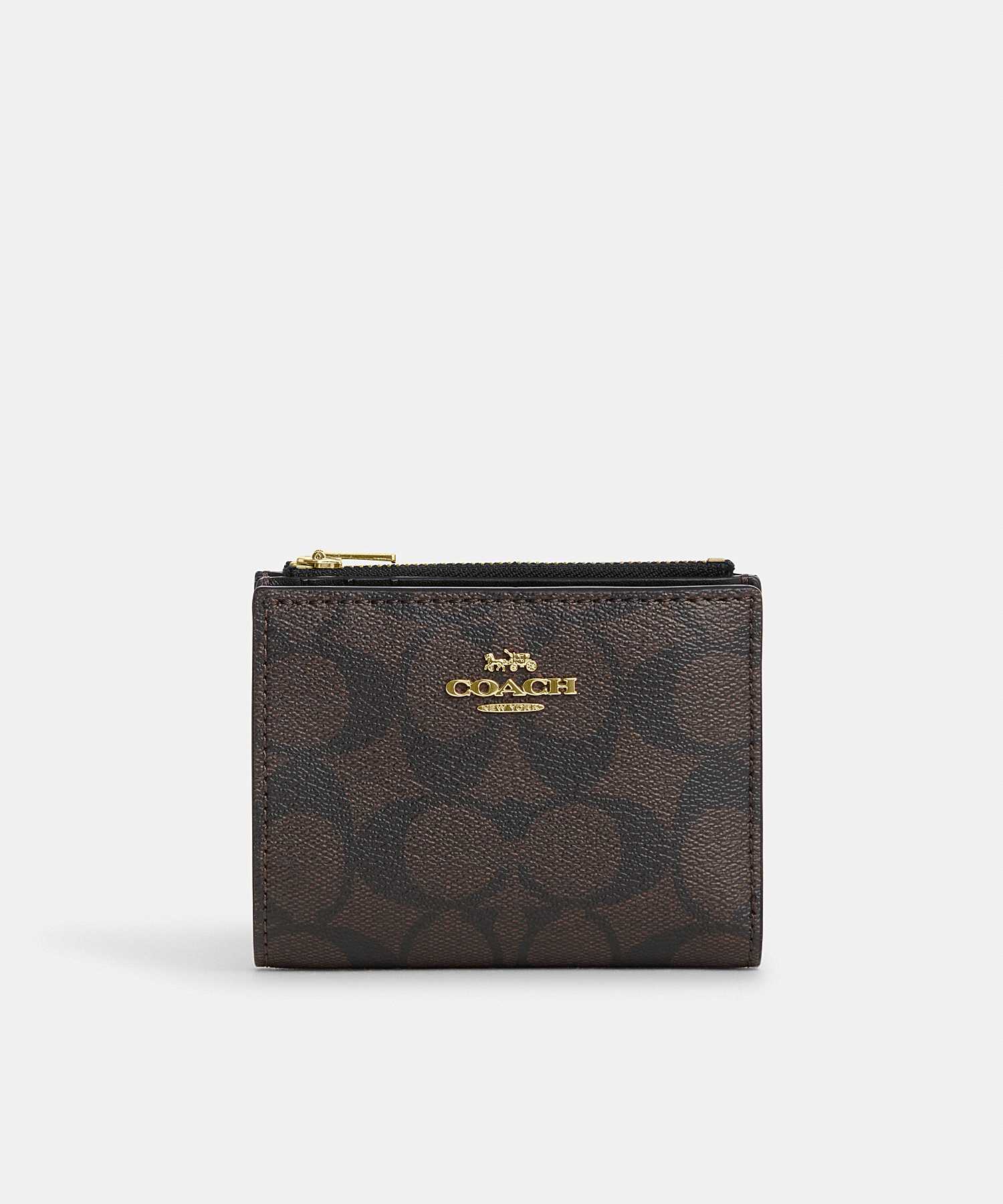 COACH BIFOLD WALLET IN SIGNATURE CANVAS CM852 IMAA8