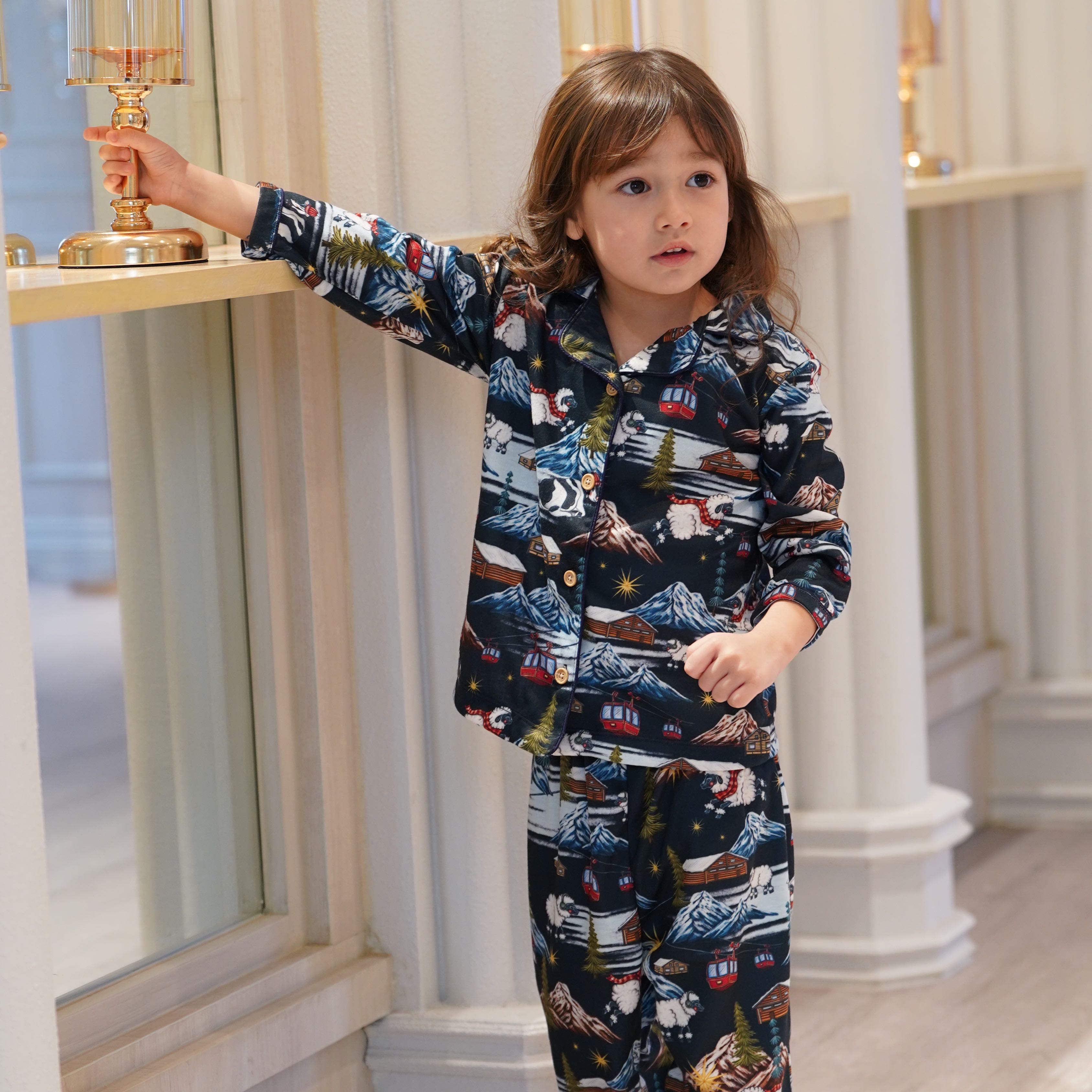Swiss heart pajamas