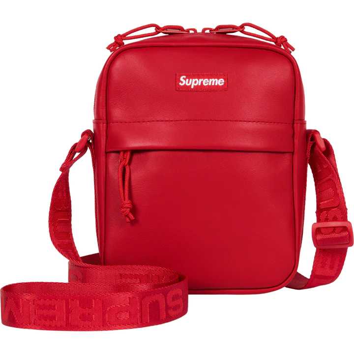 Supreme Leather Shoulder Bag